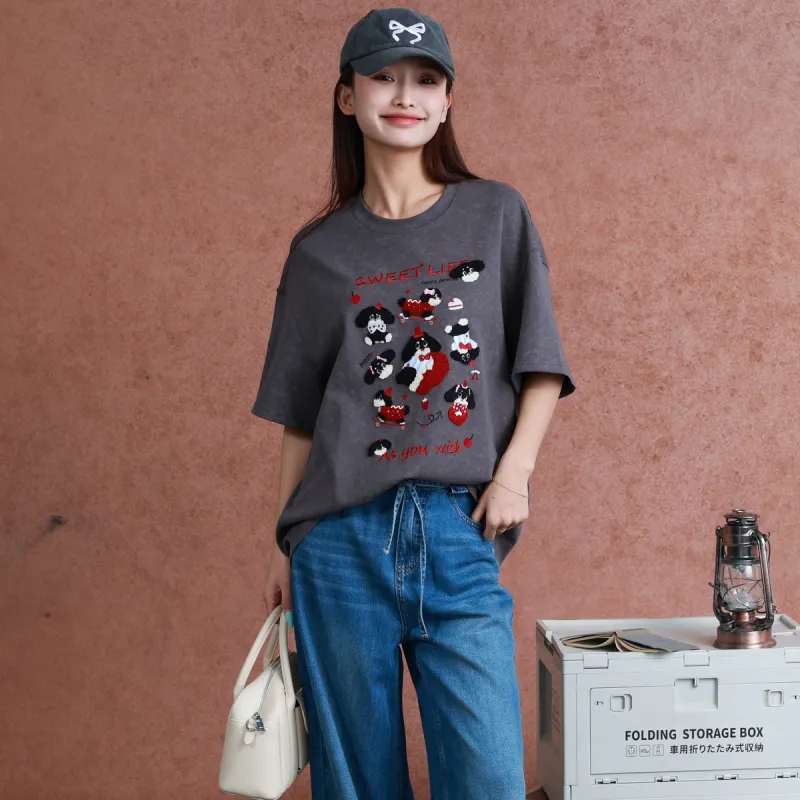 SETIROM T Shirts Women's Gray-2