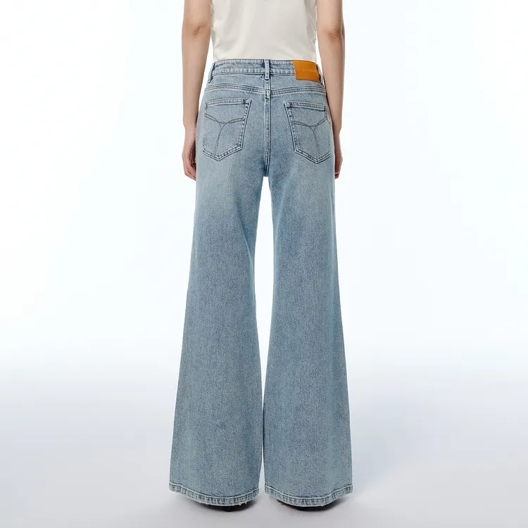 PEACEBIRD Jeans Women's Denim Medium Blue-4