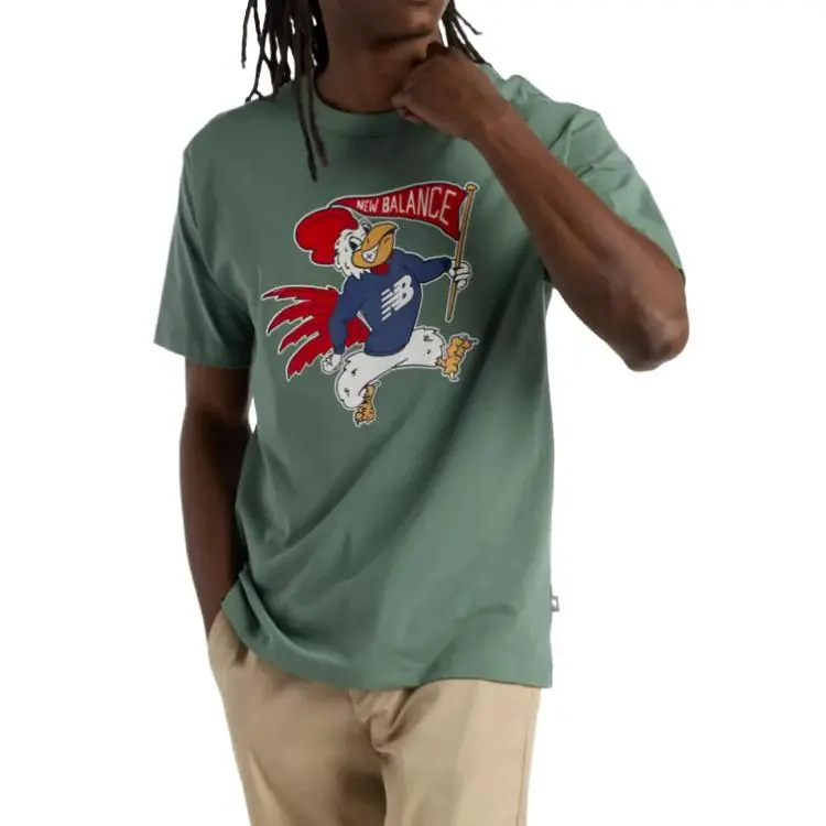 New Balance T Shirt Men's Green DKJ-2