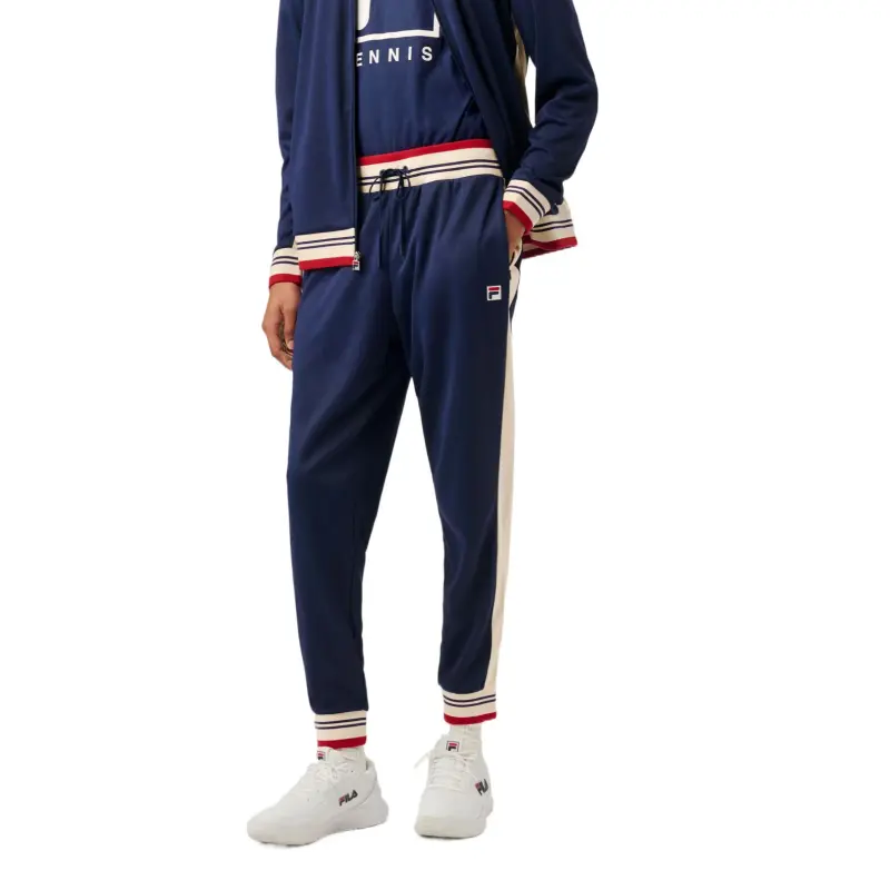 FILA Performancesettanta Iconic Heritage Stripe Casual Pants Men's Marine Blue 488-3