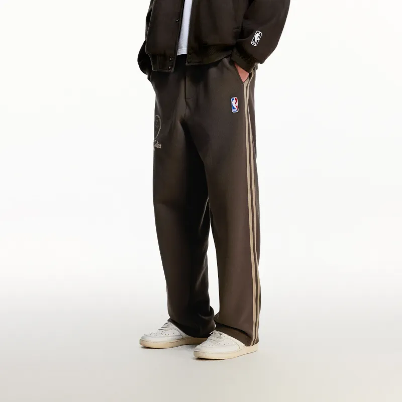 JACK JONES· x NBA JACK&JONESxNBA Spring Summer Knitted Sweatpants Men's Black Olive-2