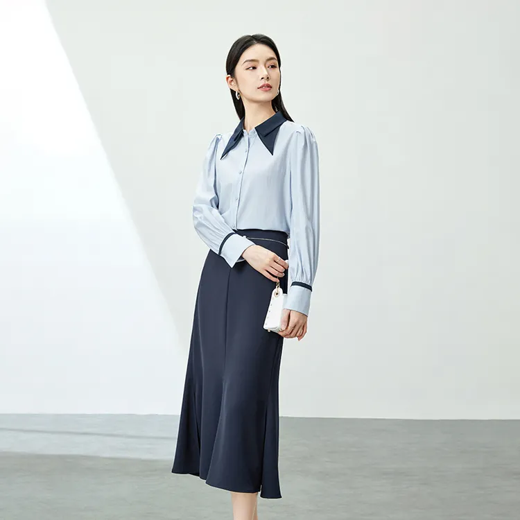 SENTUBILA Shirt Matching Sets Women's-2