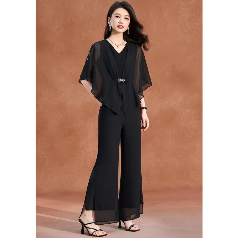 Mylan Casual Suit Cinched Waist Women's-7