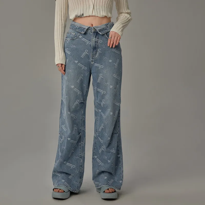 CHUU Jeans Women's Denim Blue-2