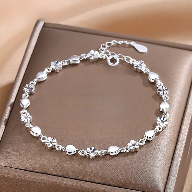 TONGBAOFU 999 Fine Silver Bracelets Women's-1