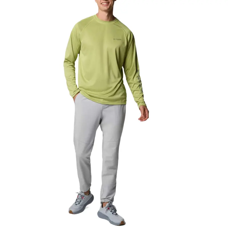 Columbia PFG Terminal Tackle T-Shirt Men's Pear Heather-3