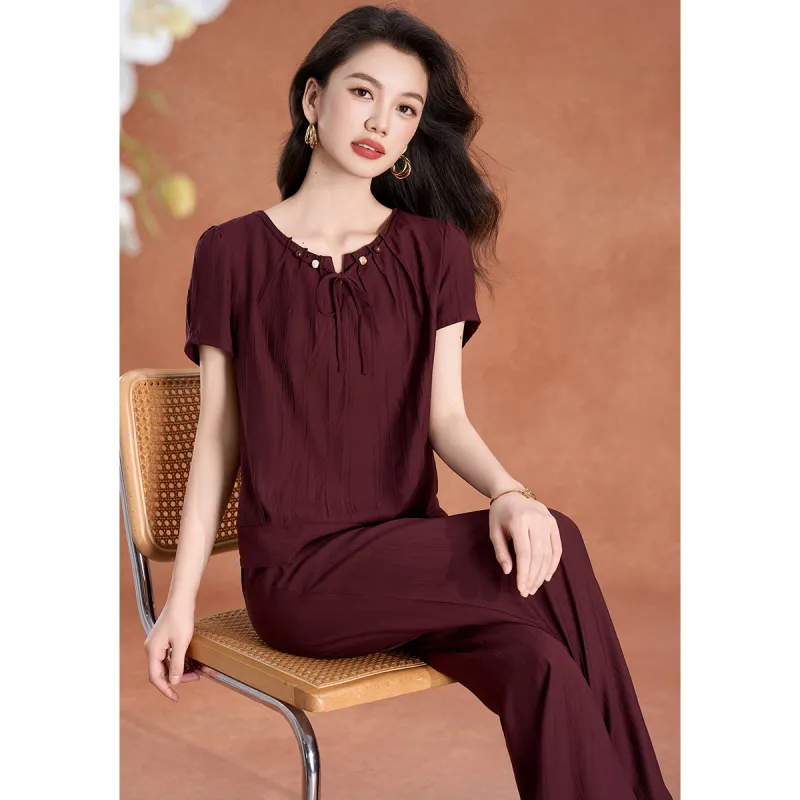 Mylan Casual Suits Women's Red-3