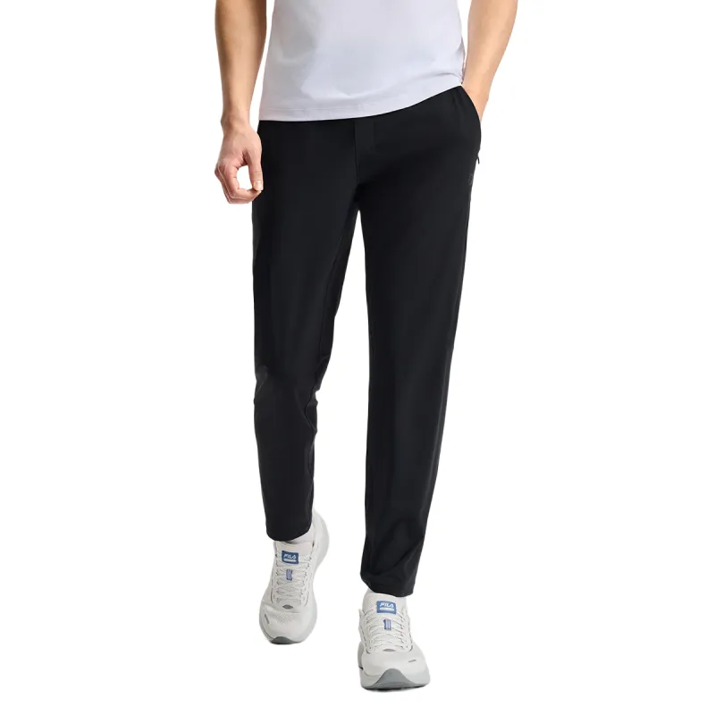 FILA Knitted Sweatpants Men's Pitch Black-2