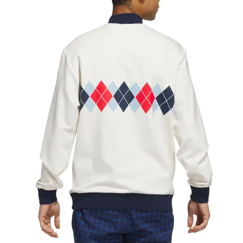 Adidas Originals Argyle Printed 1/4 Zip Sweatshirt-2