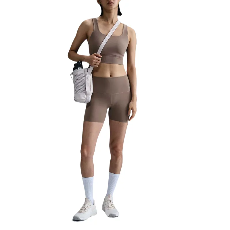 Nike Yoga Shorts Women's Brown-2