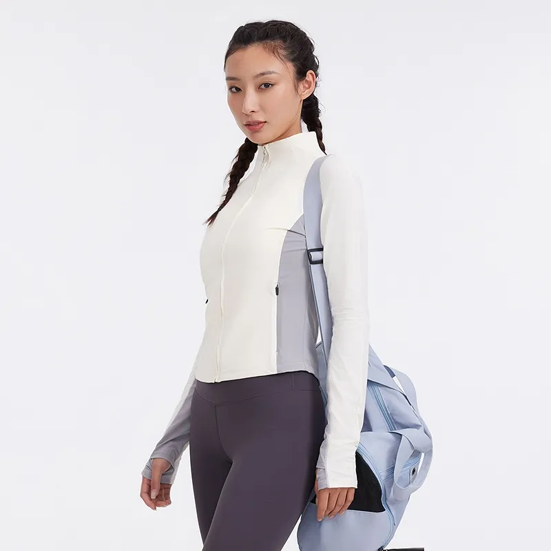 Metersbonwe UV Protection Sun Protection Clothing Women's White And Gray Combo-2