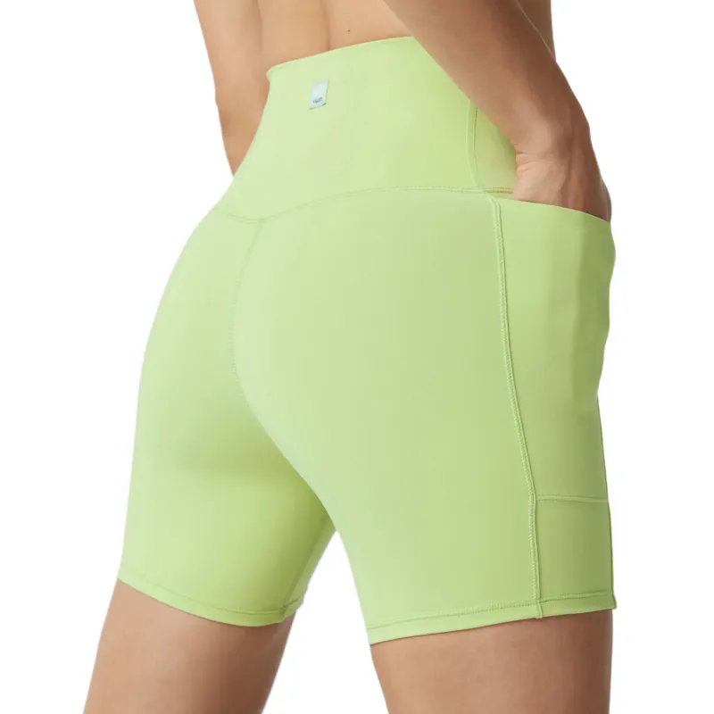 Vuori Cycling Pants Women's Lemon Yellow/Limone-2