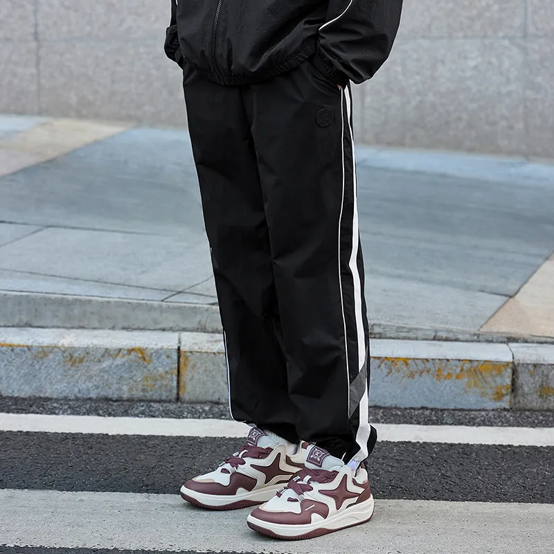 XTEP Casual Pants Unisex Jet Black-4