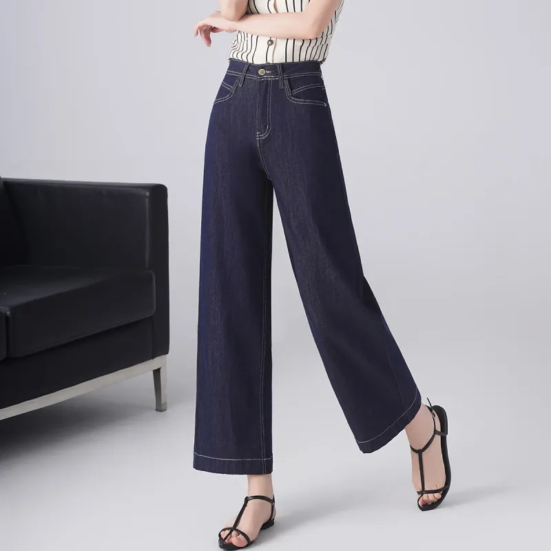 TERRE BLEUE Jeans Women's Dark Blue-2