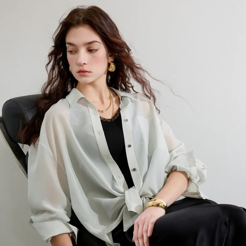 3COLOUR Shirt Women's Mint Green-2