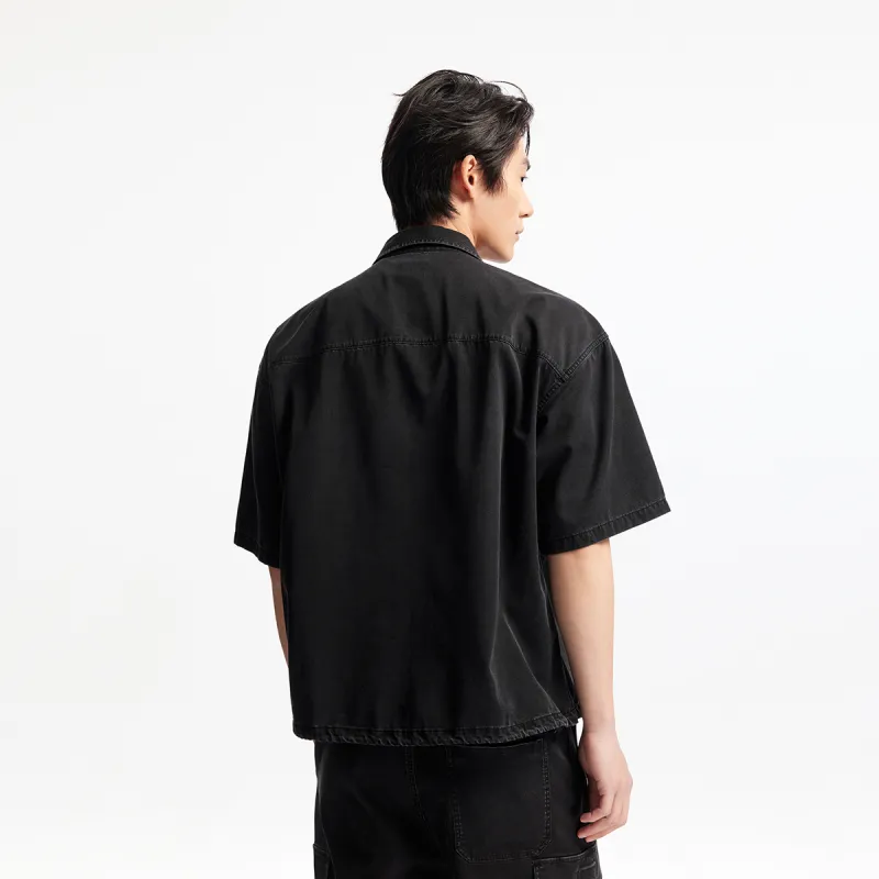 JACK JONES· Shirt Men's E02 Dark Gray Denim-4