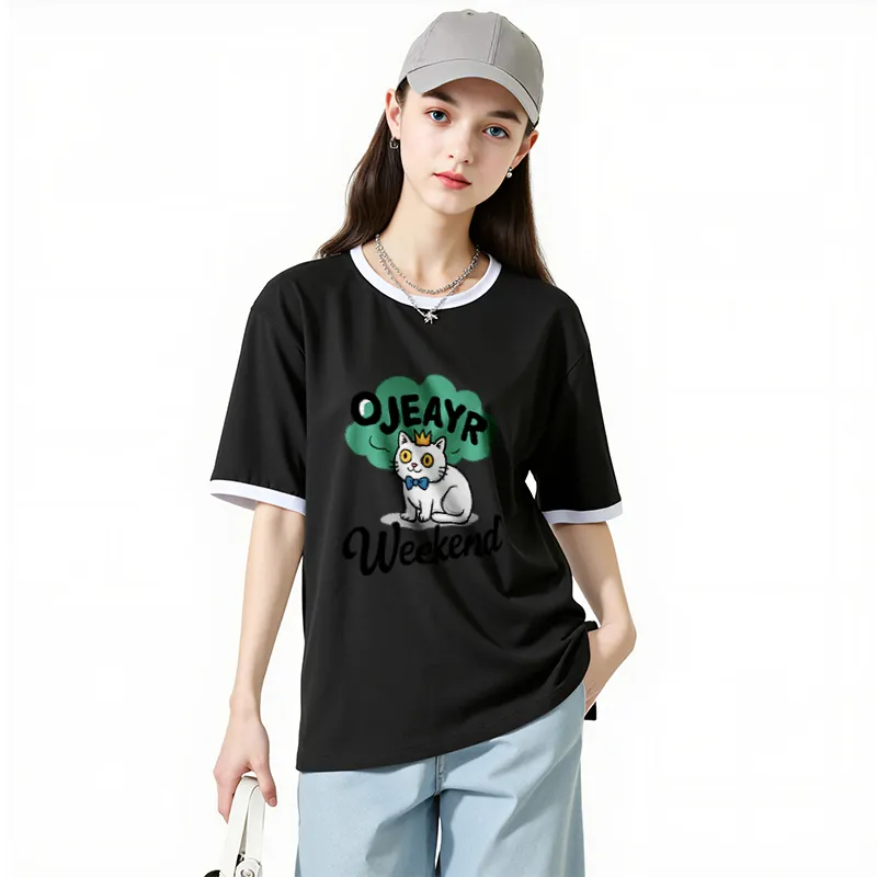 FAIRWHALE Drop Shoulder Sleeve T Shirt Women's-18