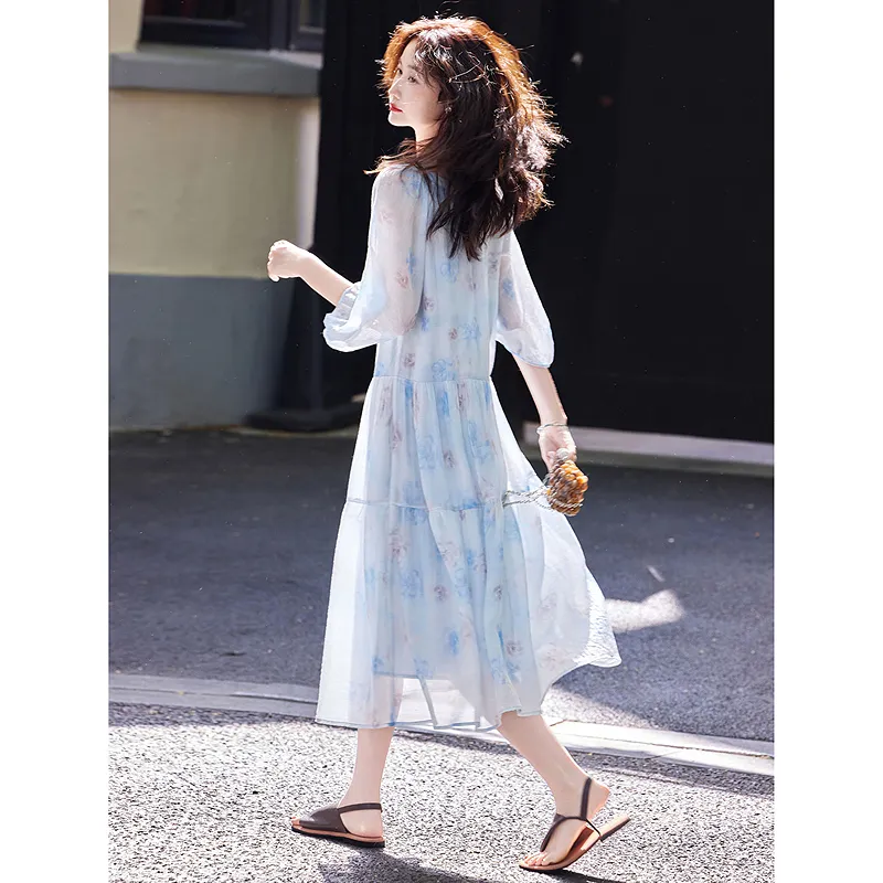 A Paradise For Awakening Short Sleeved Dress Women's-6