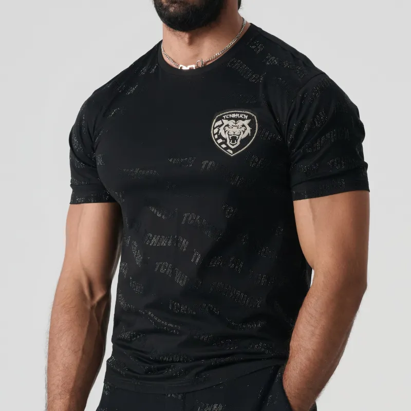 TCH T Shirt Unisex Black Base With Silver Logo-2