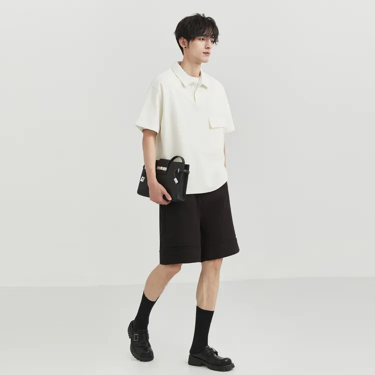 EARL JOEL Polo Shirts Unisex Almond Candy-4