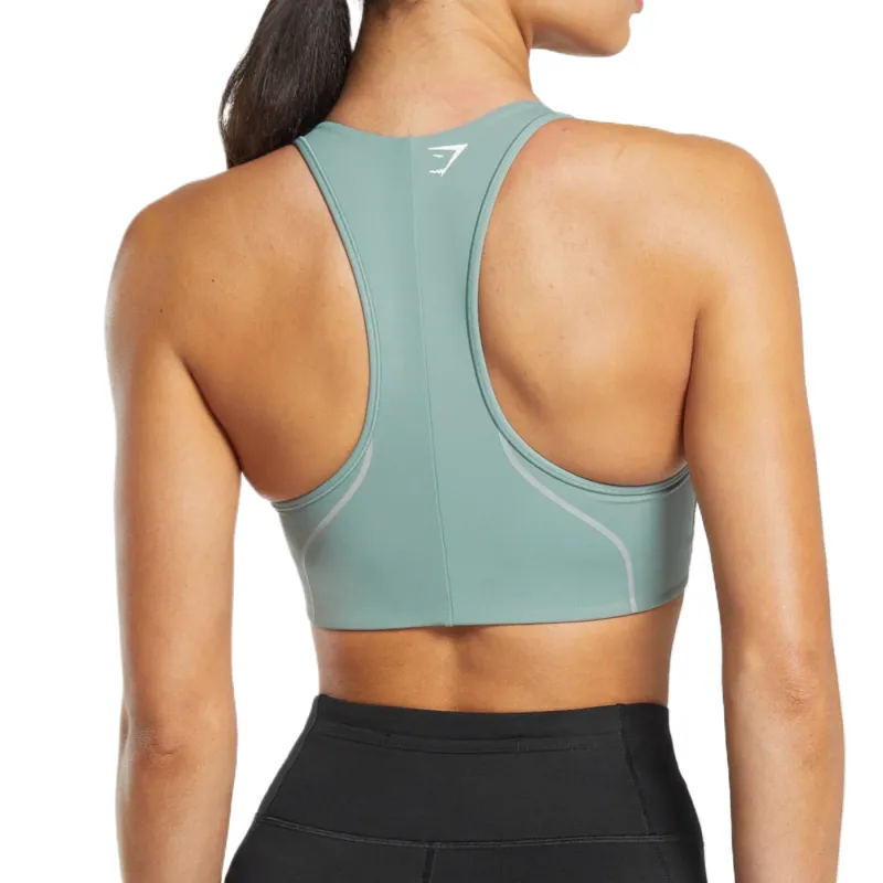 GYMSHARK Running Sports Bra Sports Underwear Women's Cyan-1