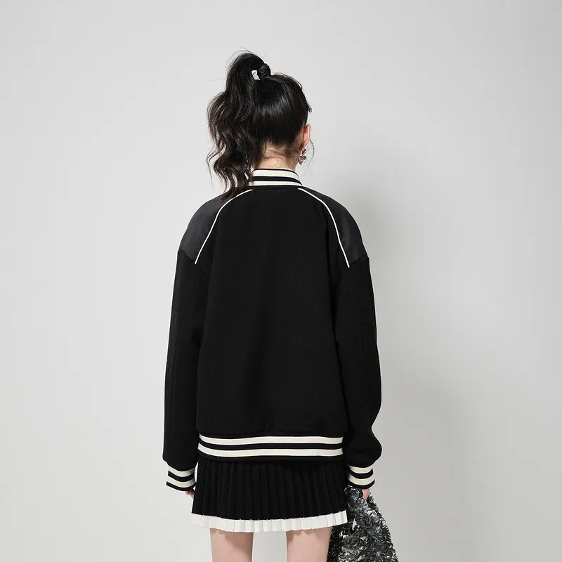 D'zzit Cropped Coat Women's Black-2