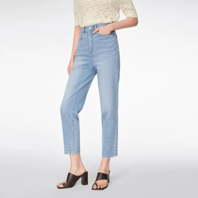 OVV Jeans Women's Light Blue Solid Color 02-4