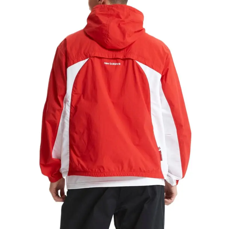 New Balance UNI FLYING SS25 Jacket Men's Red-1