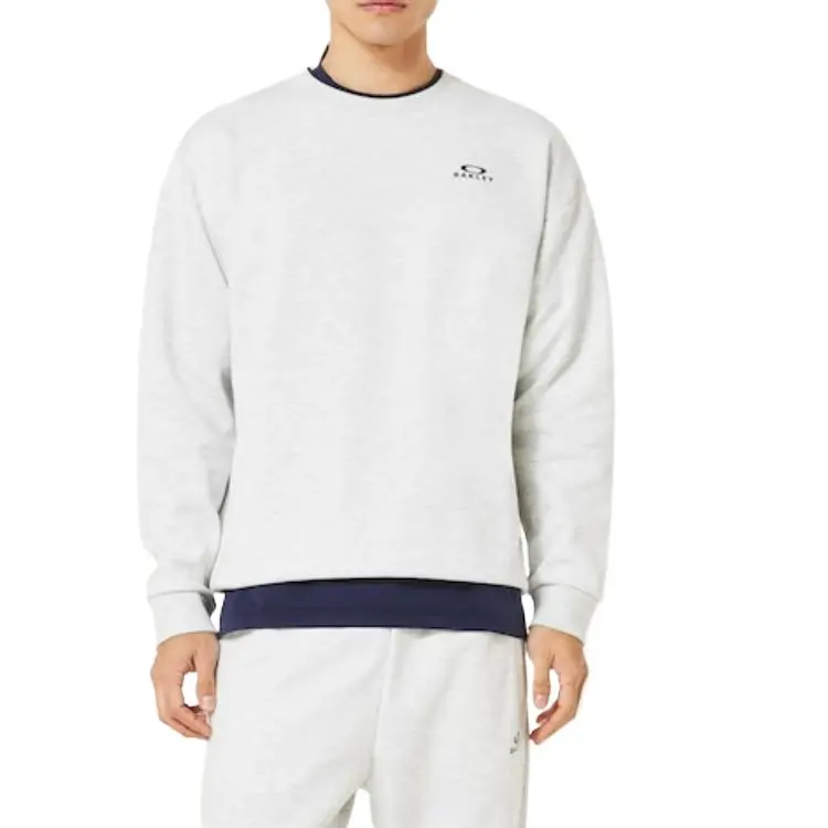Oakley FoundationalFleeceLSCrew3.0 Sweatshirt Men's Light Gray-2