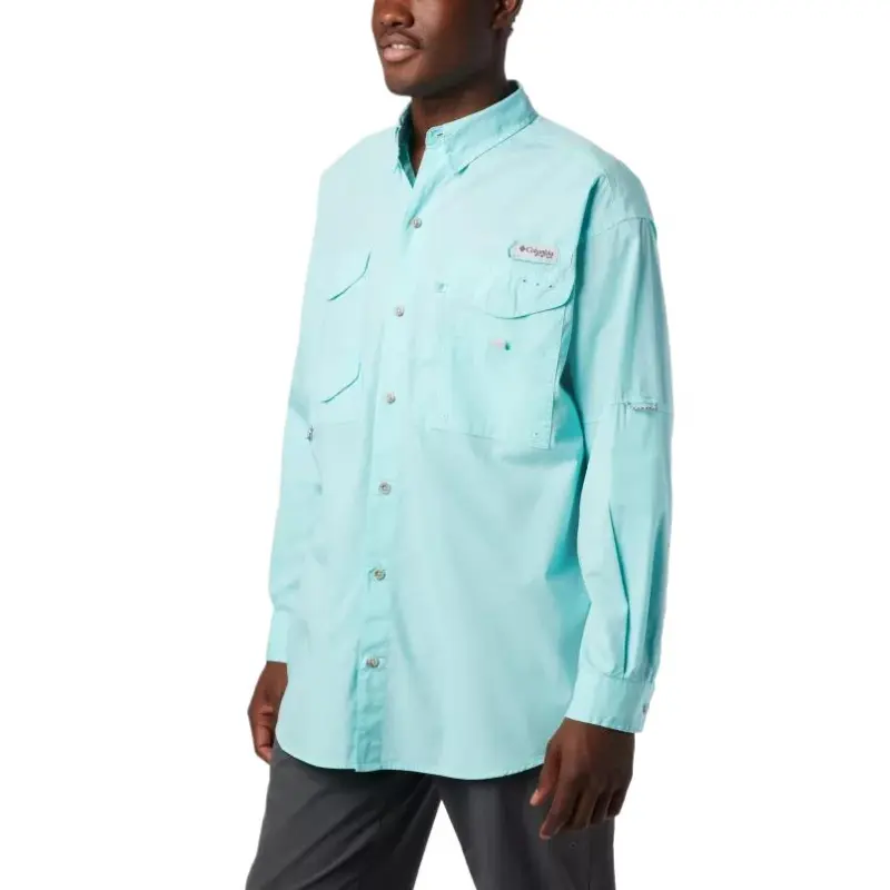 Columbia PFG Bonehead Shirt Men's Turquoise-1