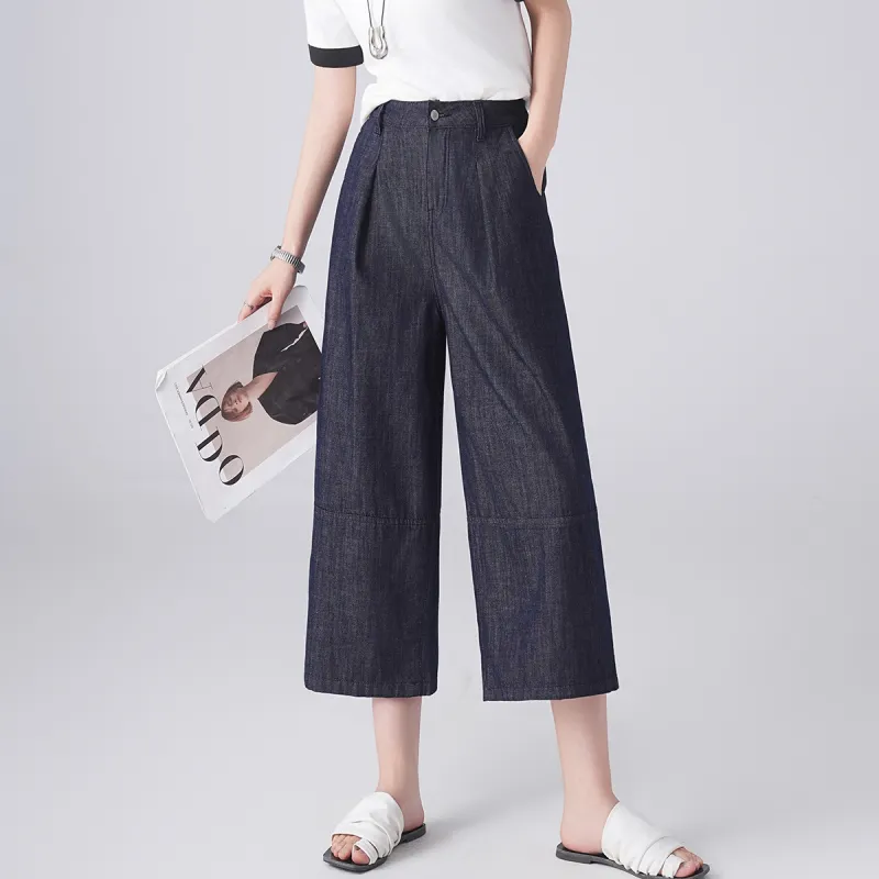 TERRE BLEUE Jeans Women's Dark Blue-2