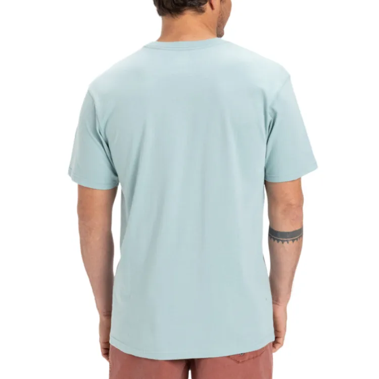 Quiksilver T Shirt Men's Aqua Blue-4