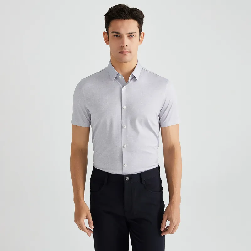 Satchi Shirts Men Gray White-3