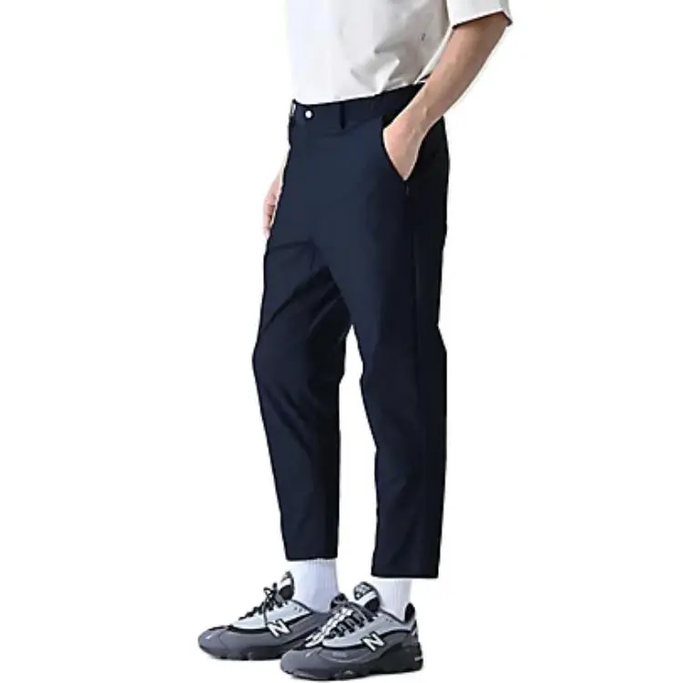 New Balance MET24 Slim Tapered Fit Casual Pants Men's Blue NV-4