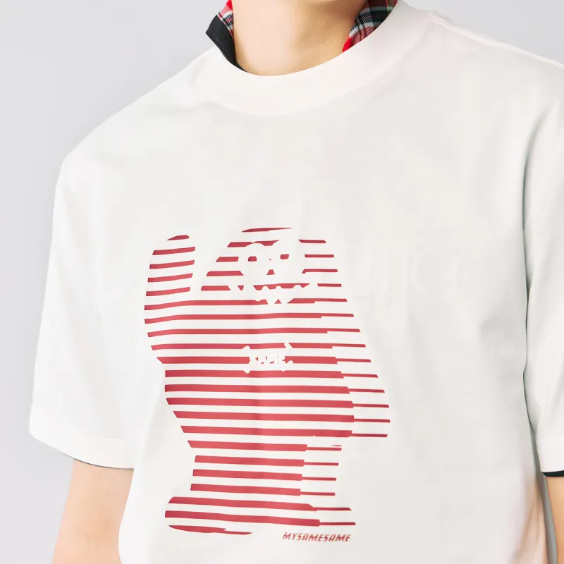 MYSAMESAME T Shirts Unisex White-4