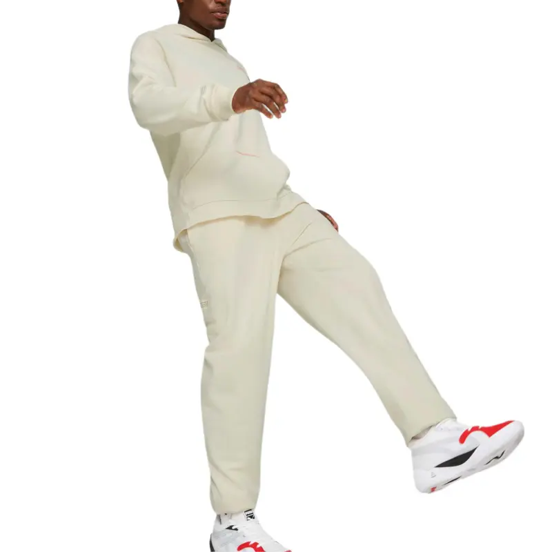 PUMA Casual Pants Men Beige-4