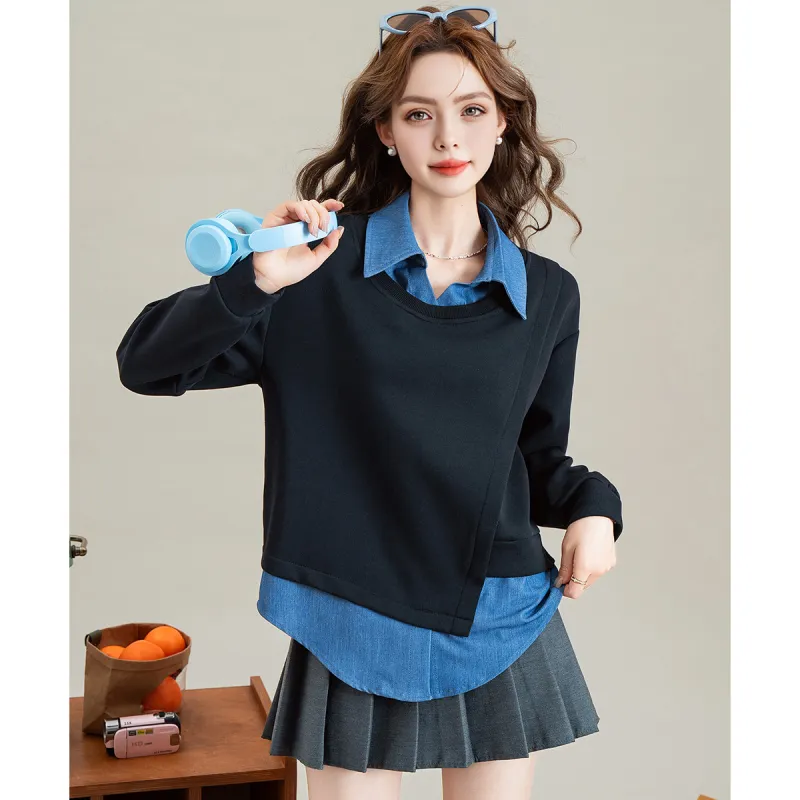 FAWENXIANGZI Sweatshirt Women's-1