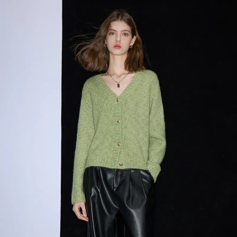 3COLOUR Knitwear Women's Matcha Green-4