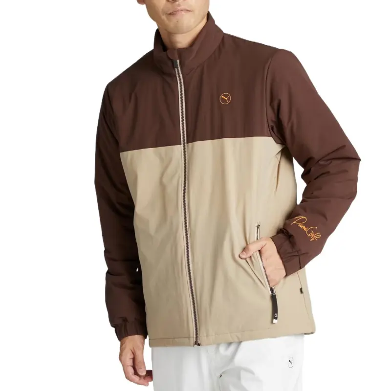 PUMA Golf Clothing Men's Coffee Brown-2