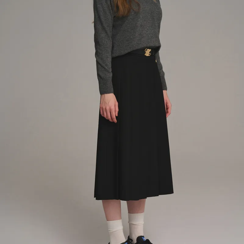 E.land Casual Long Skirt Women's-7