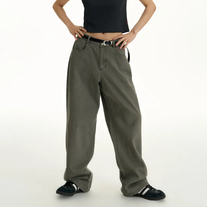 TGNS New In Autumn Straight Fit Workwear Casual Pants Unisex-3