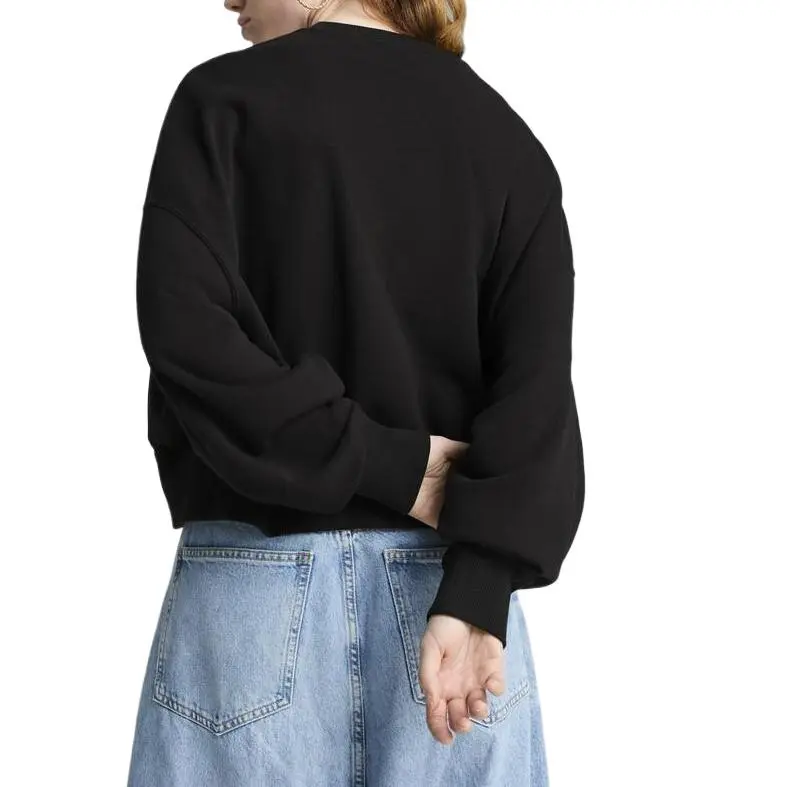 PUMA Essentials WARDROBE Sweatshirt Women's Black-3