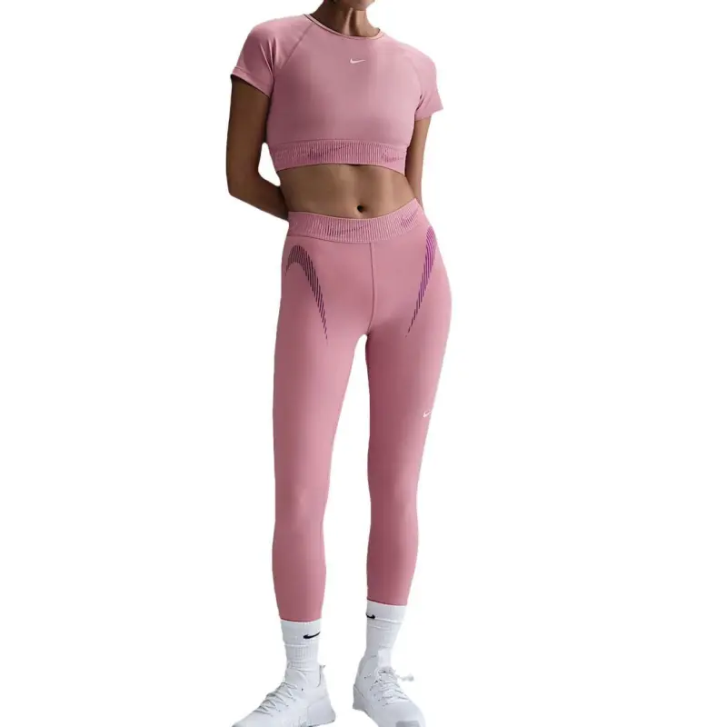 Nike Pro Women's Mid Rise 7/8 Graphic Leggings-2