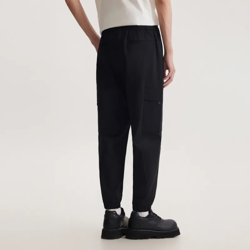 Cabbeen Casual Pants Men's Coal Black-3