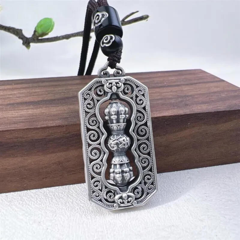 FUYUFU 999 Fine Silver Pendants Unisex-4