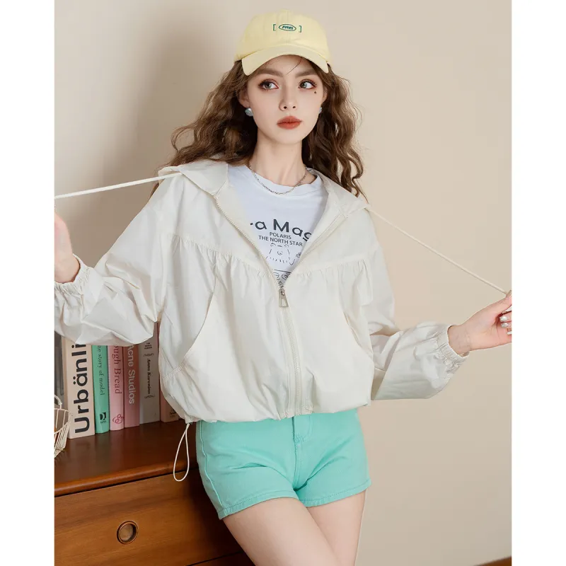 FAWENXIANGZI Cropped Coat Women's-4