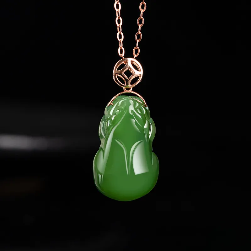 Royal Heaven's Choice Hetian Jade Pendants Jasper Unisex-2