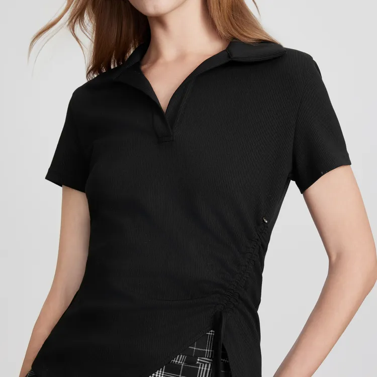 ELLE T Shirts Women's Black-3