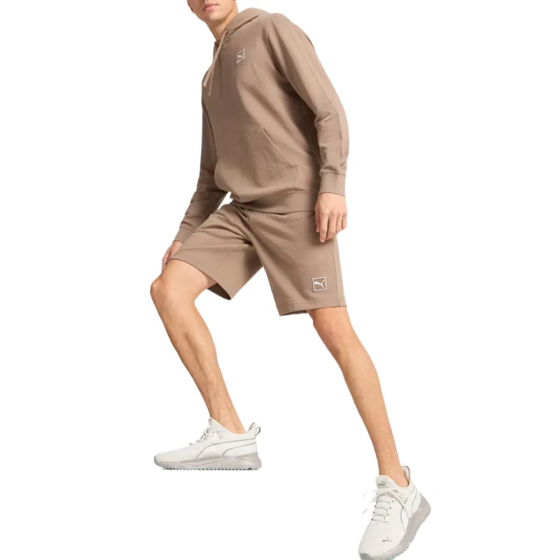 PUMA Essentials Elevatedhoodie Sweatshirt Men's Brown-3