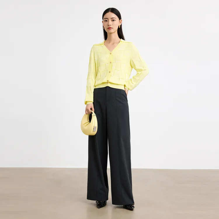 SHUIYUNJIAN Knitwear Women's Champagne Yellow-4